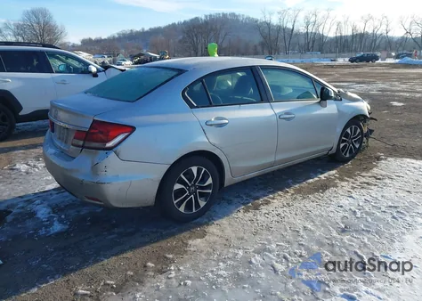 2013 Honda Civic Ex из США, поврежденный, VIN 19XFB2F89DE023965